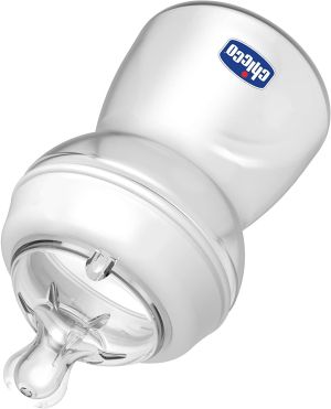 CHICCO Пластмасово шише Natural Feeling  250 мл. 2 м.+ N0202