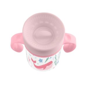 KIKKA BO Чаша 360° неразливаща 300мл Deep Sea Pink  31302030068