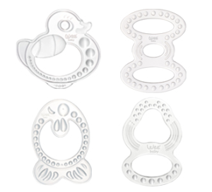 WEE BABY  Гризалка силиконова 858