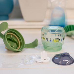 TOMMEE TIPPEE Неразливаща се чаша с мек н-к и др. SuperStar190 мл, 4м+, 0220 зелена