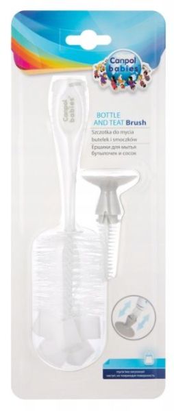 CANPOL Четка за почистване на шишета и биберони Canpol лукс 56/122