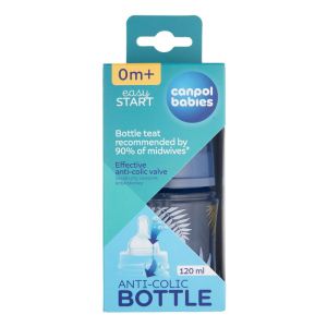 CANPOL Антиколик шише , Gold 120 мл 35/239_blu