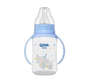 WEE BABY  Classic PP Шише за хранене с дръжки 150 ml 744