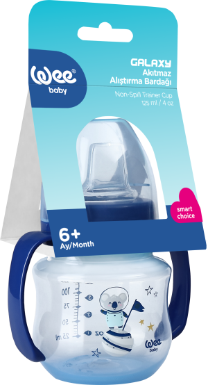 WEE BABY Galaxy PP Преходна чаша с дръжки 125 мл. 753
