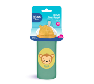 WEE BABY  Friends Чашка със сламка 300 ml. 395