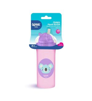 WEE BABY  Friends Чашка със сламка 300 ml. 395