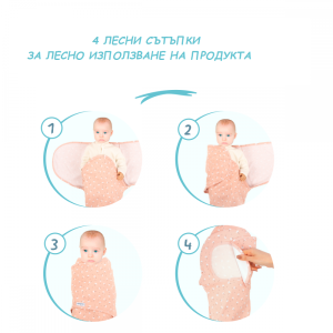 SEVI BEBE Антистрес завивка за новородено    118-168/169