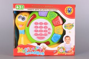 ВЕГА ТОЙС бебешка играчка -Музикално охлювче с български език  код 10000