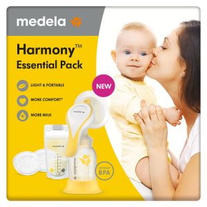 MEDELA  Ръчна двуфазна помпа за кърма Harmony със стартов сет за кърмене № 101041164
