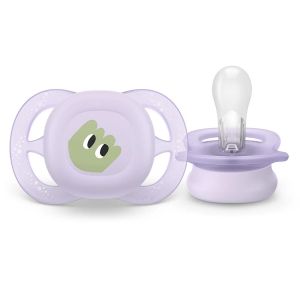  Philips AVENT  Ultra Start 0-2м залъгалки за новородени 2 бр. в оранжево и лилаво / очички 0621.001