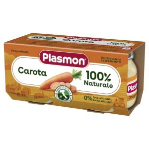 PLASMON Бебешко пюре от моркови 4м+ 2х80 гр.  3385