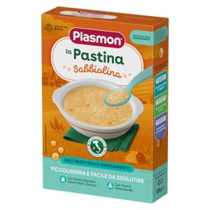 PLASMON Бебешка паста първи месеци ПЕРЛИ SABBIOLINA  4+ м. 320 гр.     0366