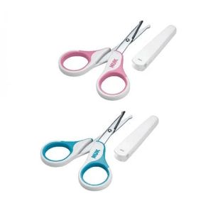 NUK НОЖИЧКА ЗА БЕБЕ  С ПРЕДПАЗИТЕЛ 256.257