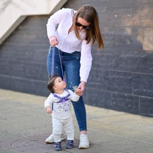 LORELLI Коланче за прохождане код 1001005 сив/черен