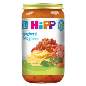 HIPP БИО Бебешко пюре Спагети Болонезе, 250гр. 12м+.   6820