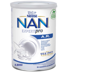NESTLE  NAN EXPERT Pro А.R. Мляко против повръщане 0+ мес. 800г.