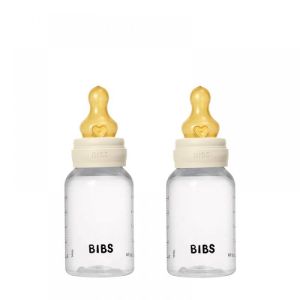 BIBS Комплект с 2 бр. Бебешки Бутилки BIBS Ivory 150мл Бавен Поток Каучук 5116216