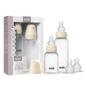 BIBS Сет Grow and Flow 2 бр. Бутилки 150 ml и 270ml Ivory Силикон 50181216