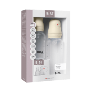 BIBS Сет Grow and Flow 2 бр. Бутилки 150 ml и 270ml Ivory Силикон 50181216