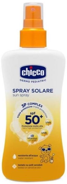 CHICCO слънцезащитен спрей SPF50+ 12М+ 150 мл.№ C0301