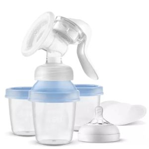 AVENT SCF430/13 Ръчна помпа за кърма с 3 чаши VIA NATURAL MOTION 0562.01
