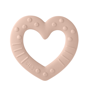 BIBS Бебешка Гризалка Сърчице /3100244бежов,3100231-син/