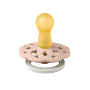 BIBS Биберон  Boheme, Blush GLOW, Каучук,/СВЕТЕЩА 1 бр. 6-18 мец./220256C/