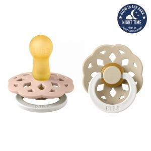 BIBS  Биберони  Boheme Glow, Blush/Vanilla, 2 бр.0-6 мес./230123/СВЕТЕЩИ