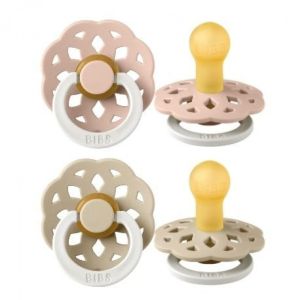 BIBS  Биберони  Boheme Glow, Blush/Vanilla, 2 бр.0-6 мес./230123/СВЕТЕЩИ