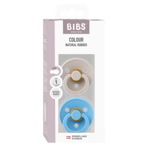  BIBS COLOUR Биберони  Mushroom/Breeze 2 бр.0-6 мес./110462/