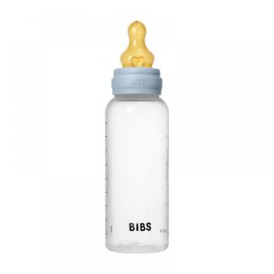  BIBS Бебешка Бутилка  Baby Blue 270мл Среден Поток Каучук/5017231/