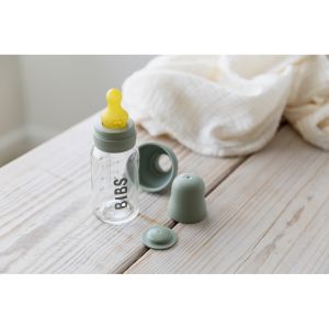 BIBS Бебешка  Стъклена Бутилка BIBS Baby Blue 110мл./5013231/