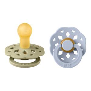  BIBS Биберон  Boheme, Khaki/Dusty Blue, 2 бр.6-18 мес./240132/