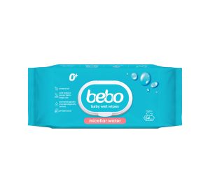 БЕБО Мокри кърпи  с  МИЦЕЛАРНА ВОДА 64 бр.