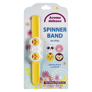 AROMA DEFENCE  Спинър гривна против насекоми за деца