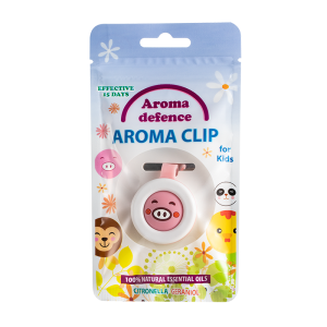 AROMA DEFENCE  Aroma Defence Клипс за деца против насекоми с аромат на цитронела и здравец 100гр.
