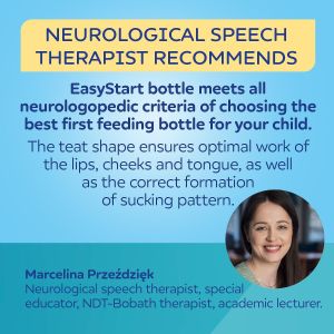 CANPOL Шише против колики с широко гърло EASY START MOUNTAINS 0м+ 120 мл, код 35/242 зелено/бежово