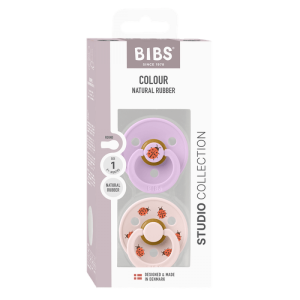 BIBS Биберони Studio COLOUR Ladybug/Violet Sky, 0-6 месеца/11025103/