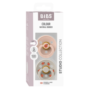BIBS Биберони Studio COLOUR Ladybug/Blush, 6-18 месеца/12025101/
