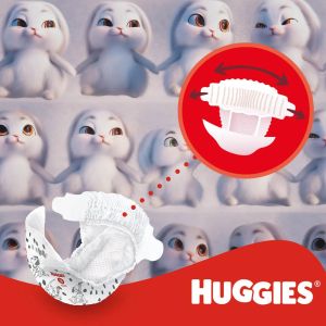 HUGGIES Little Movers-  Бебешки еднократни пелени,Размер  3 (4-9 кг),78 бр./пак.