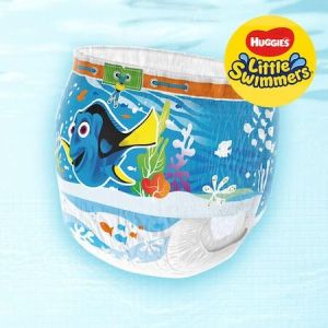 HUGGIES little Swimmers-Бебшки бански гащички за плуване ,Размер  2-3 (3-8кг.),12 бр./пак.