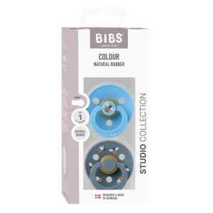 BIBS Биберони Studio COLOUR Bumblebee/Breeze, 0-6 месеца/11024101/