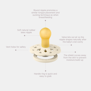 BIBS Биберон  Boheme,Blossom, 6-18 месеца/2202000277/