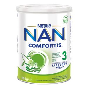NESTLE  NAN COMFORTIS 3 Обогатено преходно мляко на прах за малки деца 12+ месеца х800 г