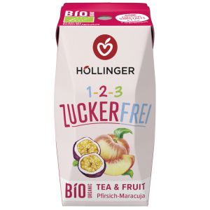 HOLLINGER  Био напитка праскова и маракуя без захар 200мл.