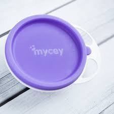 SEVI BEBE Купичка за хранене с капак /синя,оранжева,лилава,розова/