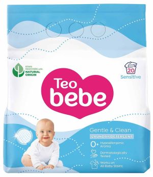 ТЕО БЕБЕ  Перилен препарат на прах  Sensitive, 20 изпирания, 1.5 kg.