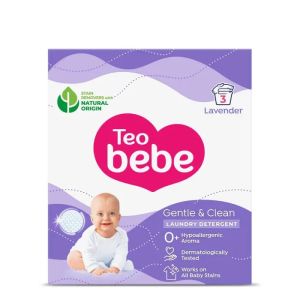 ТЕО БЕБЕ  Gentle & Clean Lavender Прах за пране с екстракт от лавандула 1.5kg.