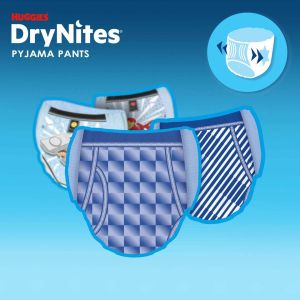  HUGGIES DryNites- Еднократни гащи за момче ,8-13 год.(30-48 кг),9 бр./пак..