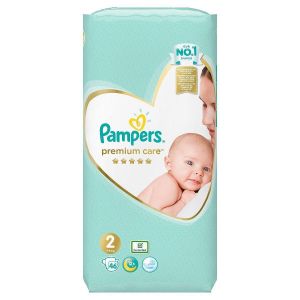 PAMPERS ПЕЛЕНИ PREMIUM CARE   2 Mini  (3-6 кг) 46 бр/пак.